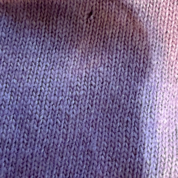 Anthropologie Blush Pink Embellished Cardigan Sweater Beaded Front 3/4 Sleeve - Picture 5 of 6